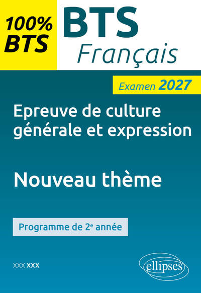 Image de Epreuve de culture générale et expression. Nouveau thème