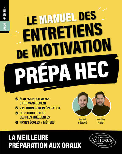 Image de Le Manuel des entretiens de motivation « Prépa HEC » - Concours aux écoles de commerce