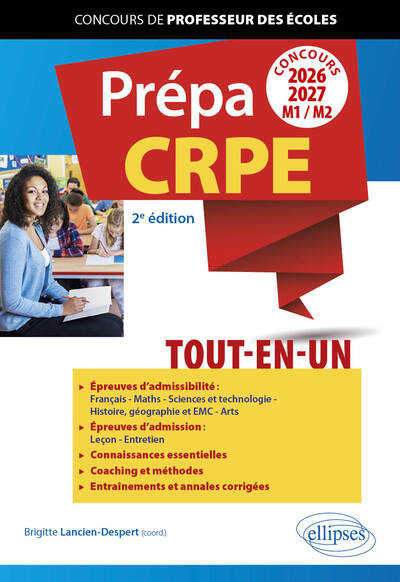 Image de Prépa CRPE tout-en-un Concours 2026-2027 M1/M2
