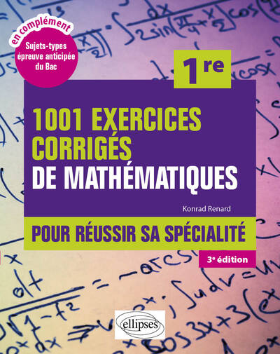 Picture of 1001 exercices corrigés de Mathématiques - Première