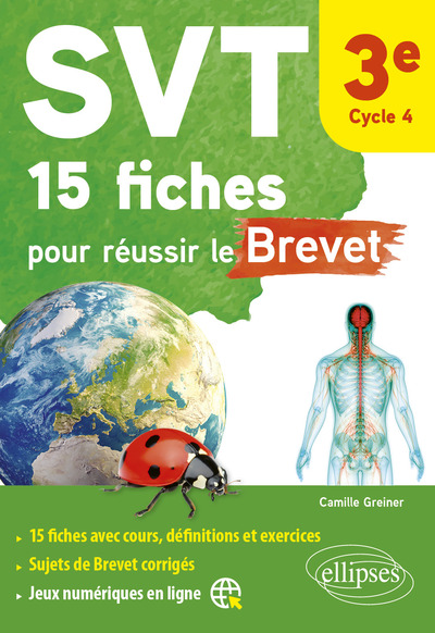 Picture of SVT 15 fiches pour réussir le Brevet - 3e - Cycle 4