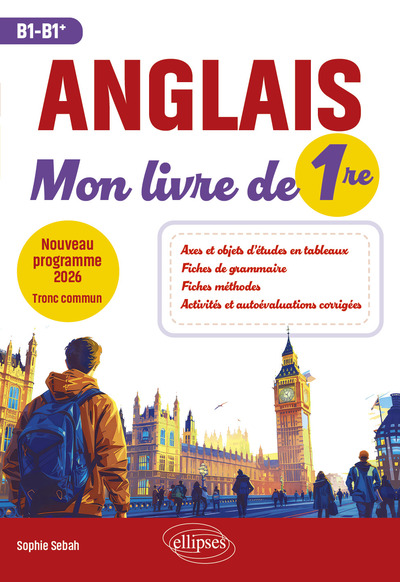 Image de Anglais - Mon livre de 1re