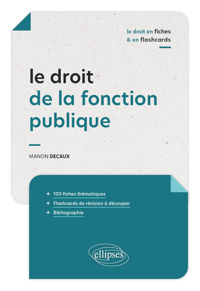 Image de Le droit de la fonction publique en fiches et en flashcards