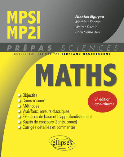 Picture of Mathématiques MPSI/MP2I