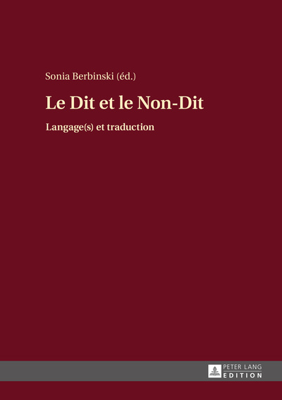 Image de LE DIT ET LE NON-DIT