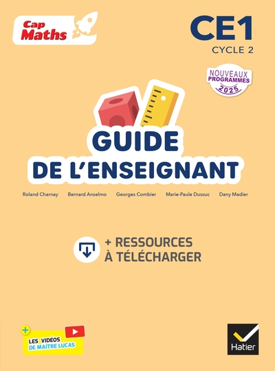 Picture of Cap Maths CE1 - Ed. 2025 - Guide de l'enseignant