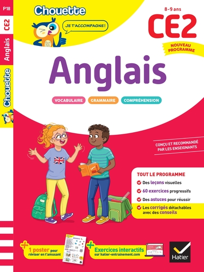 Picture of Anglais CE2  - Cahier de soutien nouveau programme