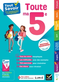 Picture of Tout savoir 5e - Tout en un - Nouveaux programmes