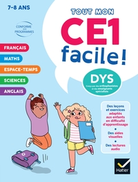 Picture of Mon CE1 facile ! Adapté aux enfants DYS ou en difficulté d'apprentissage - 8 ans