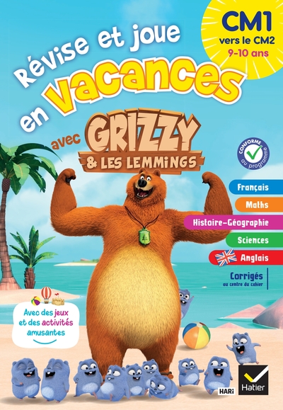 Picture of Cahier de vacances Grizzy et les lemmings - CM1 vers le CM2