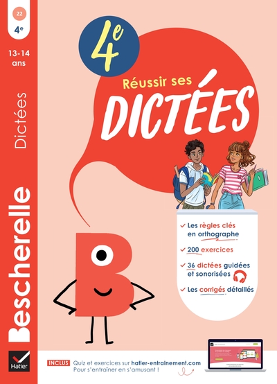 Image de Bescherelle - Réussir ses dictées et progresser en orthographe - 4e