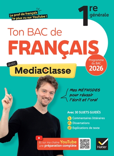 Picture of Ton Bac de français avec MediaClasse - Bac 2026 (programme d'oeuvres 2025-2026)