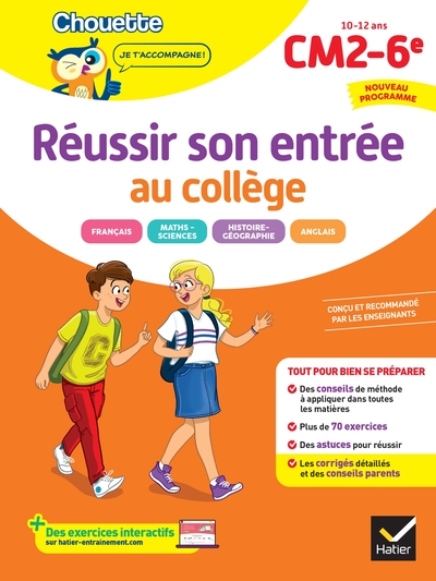 Picture of Chouette - Réussir son entrée au collège CM2/6e