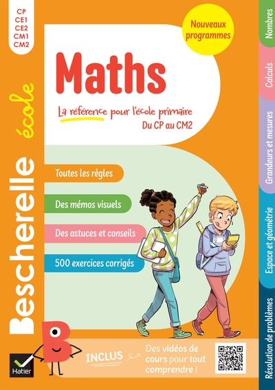 Image de Bescherelle école - Maths (CP, CE1, CE2, CM1, CM2)