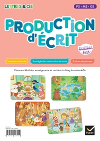 Picture of Lettres & Cie - Production d'écrit - PS MS GS - Ed. 2025 - Guide enseignant et flashcards