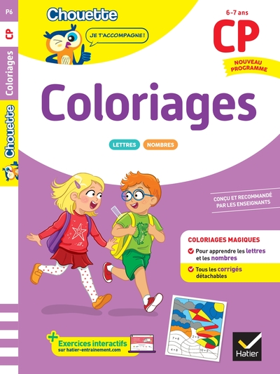 Image de Coloriages CP - Cahier de soutien nouveau programme