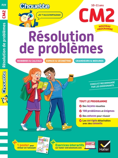 Picture of Résolution de problèmes CM2 - Cahier de soutien nouveau programme