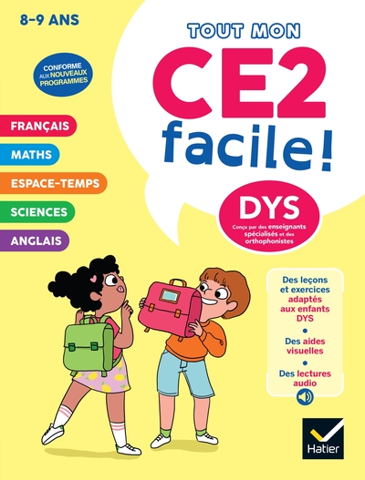 Picture of Mon CE2 facile ! Adapté aux enfants DYS ou en difficulté d'apprentissage   - Nouveau programme