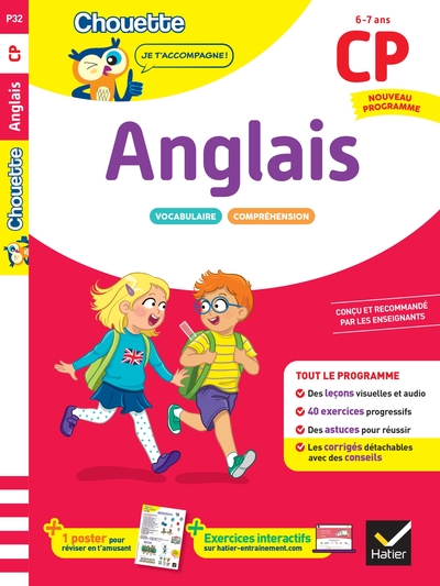 Picture of Anglais CP - Cahier de soutien nouveau programme
