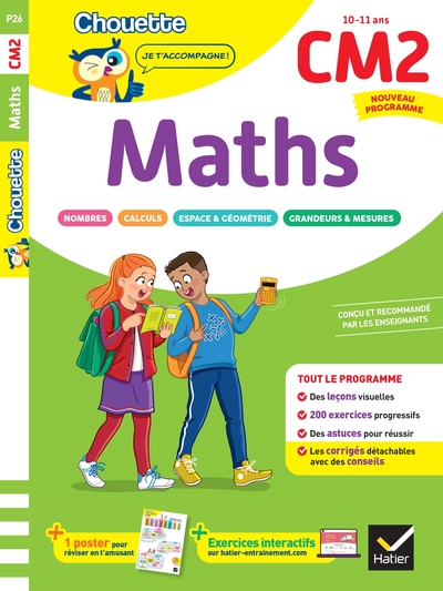 Picture of Maths CM2 - Cahier de soutien nouveau programme
