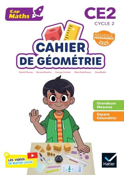 Image de Cap Maths CE2 - Ed. 2026 - Cahier de géométrie
