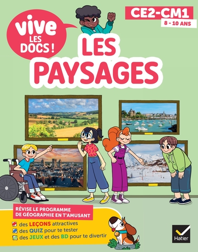 Image de Documentaire Vive le - tome 3 - Les paysages - Mon p'tit docu CM1