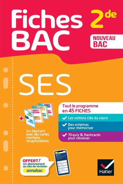 Picture of Fiches bac - SES 2de