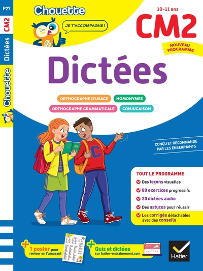 Picture of Dictées CM2 - Cahier de soutien nouveau programme