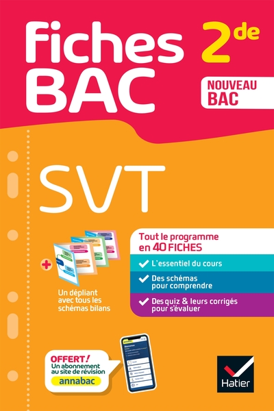 Picture of Fiches bac - SVT 2de