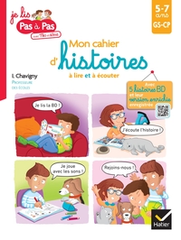 Image de Mon cahier de lecture Téo et Nina avec histoires audio associées GS-CP