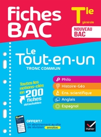 Image de Fiches bac - Le Tout-en-un Tronc commun Tle générale (toutes les matières) - Bac 2025