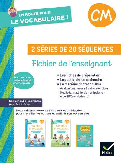 Picture of En route pour le vocabulaire CM - Ed. 2024 - Fichier de l'enseignant