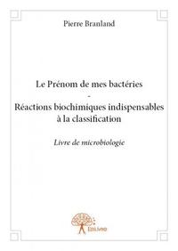 Image de Le prénom de mes bactéries - réactions biochimiques indispensables à la classification