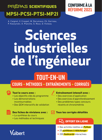 Image de Sciences industrielles de l'ingénieur MPSI-PCSI-PTSI-MP2I - Tout-en-un