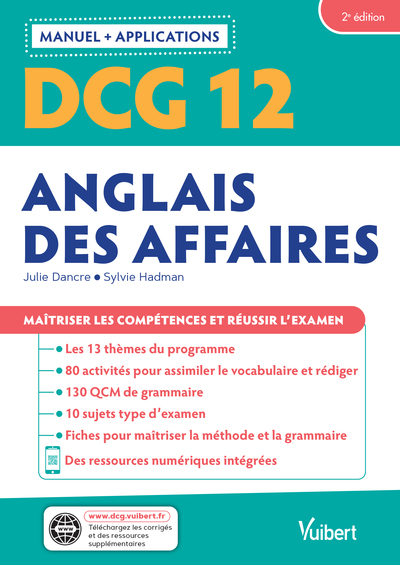 Image de DCG 12 - Anglais des affaires : Manuel et Applications