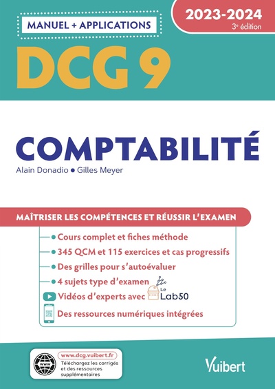 Picture of DCG 9 - Comptabilité : Manuel et Applications 2023-2024