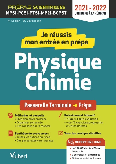 Image de Je réussis mon entrée en prépa scientifique. Physique-Chimie