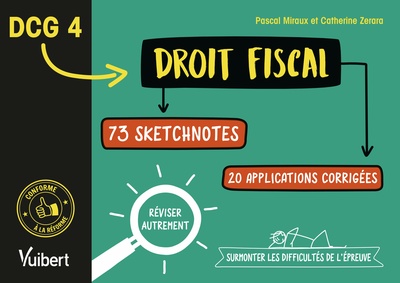Picture of DCG 4. Droit fiscal en 73 sketchnotes et 20 applications corrigées