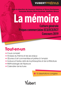 Picture of La mémoire. Thème de Culture générale – Prépas commerciales ECS/ECE/ECT