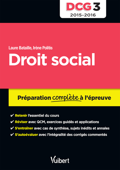 Image de DCG 3. Droit social