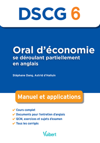 Picture of DSCG 6 Oral d'économie se déroulant partiellement en anglais