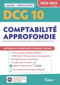 Picture of DCG 10 - Comptabilité approfondie : Manuel et Applications 2023-2024