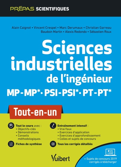 Image de Sciences industrielles de l'ingénieur MP/MP* PSI/PSI* PT/PT* - Tout-en-un