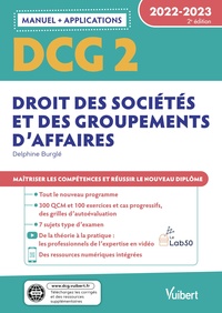 Image de DCG 2 - Droit des sociétés et des groupements d'affaires : Manuel et Applications 2022-2023