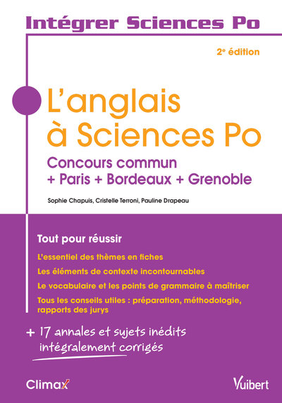 Picture of L'anglais à Sciences Po - Tout pour réussir