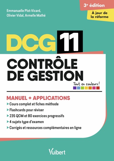 Picture of DCG 11- Contrôle de gestion : Manuel et Applications - Réforme 2026-2027