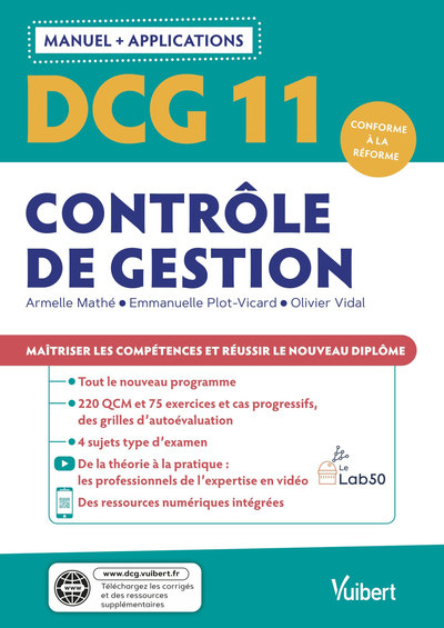 Picture of DCG 11- Contrôle de gestion : Manuel et Applications