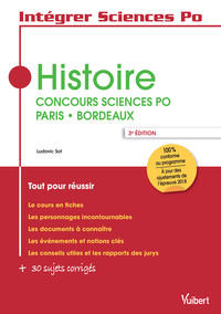 Picture of Histoire - Concours Sciences Po Paris - Bordeaux