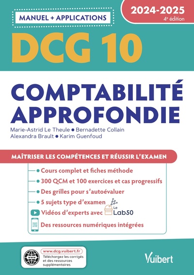 Picture of DCG 10 - Comptabilité approfondie : Manuel et Applications 2024-2025