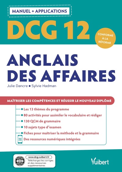 Image de DCG 12 - Anglais des affaires : Manuel et Applications